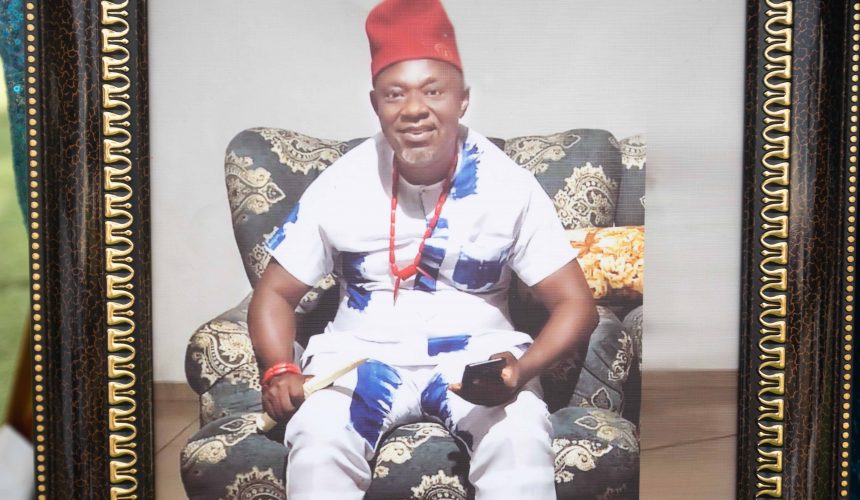 EKWEREMADU, OKECHUKWU, OTHERS MOURN WITH OBY OFFOR AS HER HUSBAND IS LAID TO REST