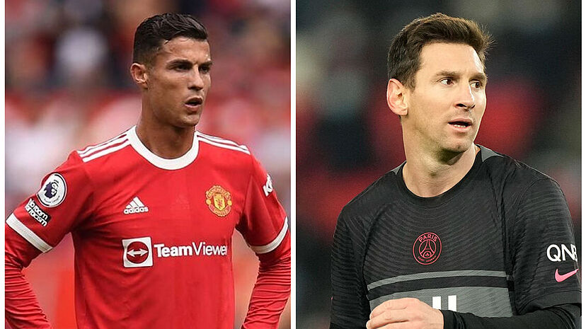 Ronaldo and Messi have more followers on social media than Manchester United and PSG