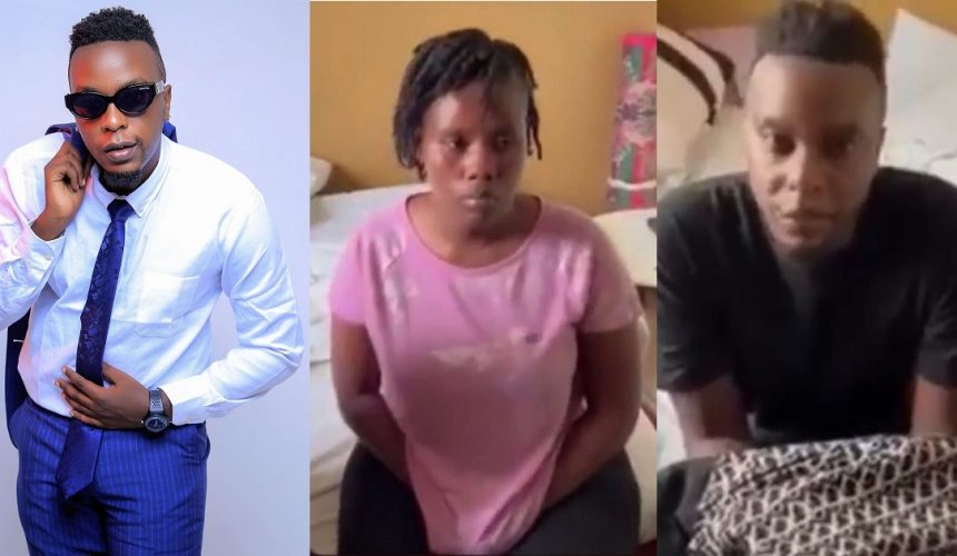 TV presenter caught sleeping with a married woman in his house (video)
