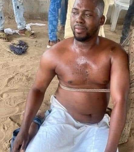 Married man gets beaten for allegedly chatting with wife of Delta politician on Facebook and asking her out on a date (photos)