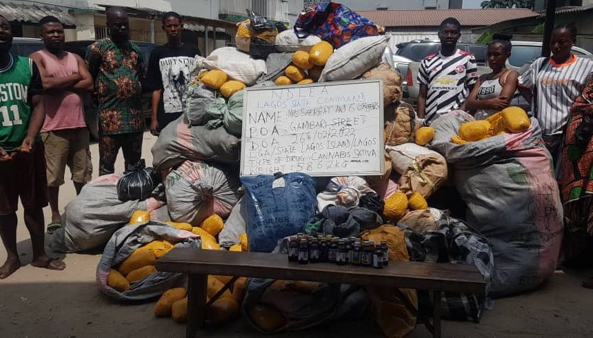 Five feared dead in NDLEA Lagos raid, drug kingpin, six others arrested 
