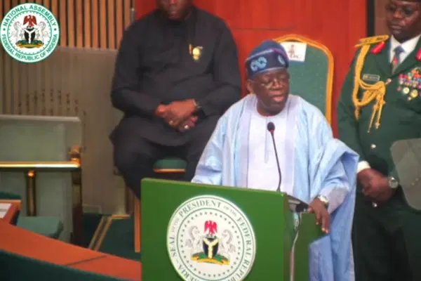 President Tinubu Throws Shade at PDP, LP During Democracy Day Address
