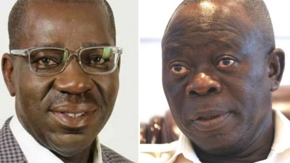 Time has come for the second rematch, he will have to come out of hiding to answer questions – Oshiomhole calls for probe of Obaseki after Supreme Court judgement