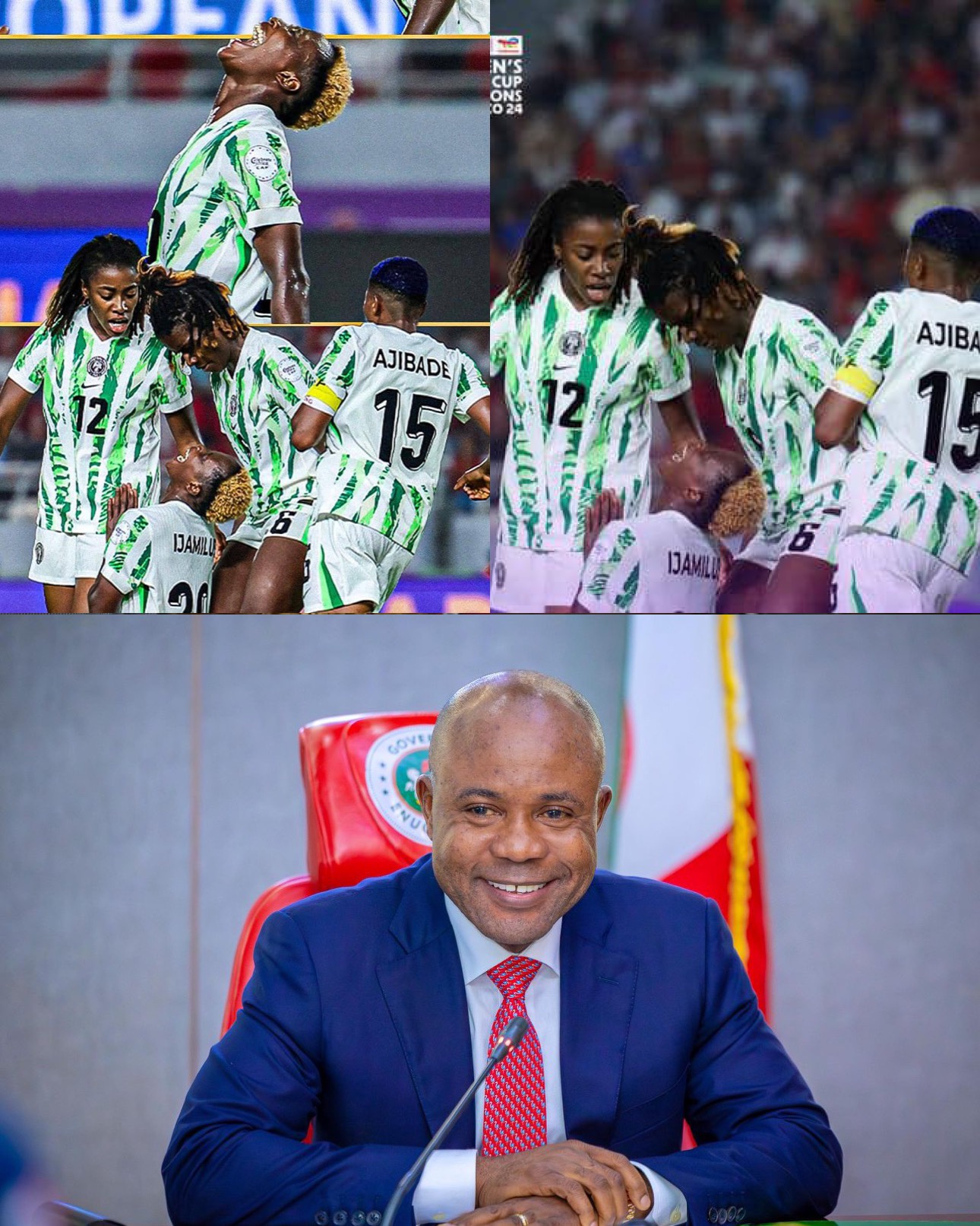Super Falcons Soar Again: Gov. Mbah Hails Nigeria’s Historic 10th WAFCON Victory