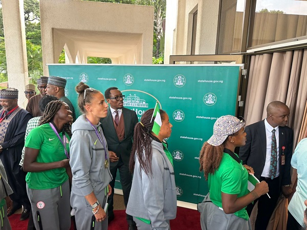 Tinubu Hosts Super Falcons in Abuja After Historic 10th WAFCON Title Win