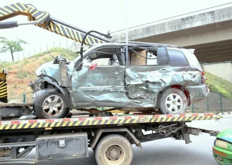 Family of Three Killed After Touts Chase Vehicle Into Bridge Pillar in Abuja