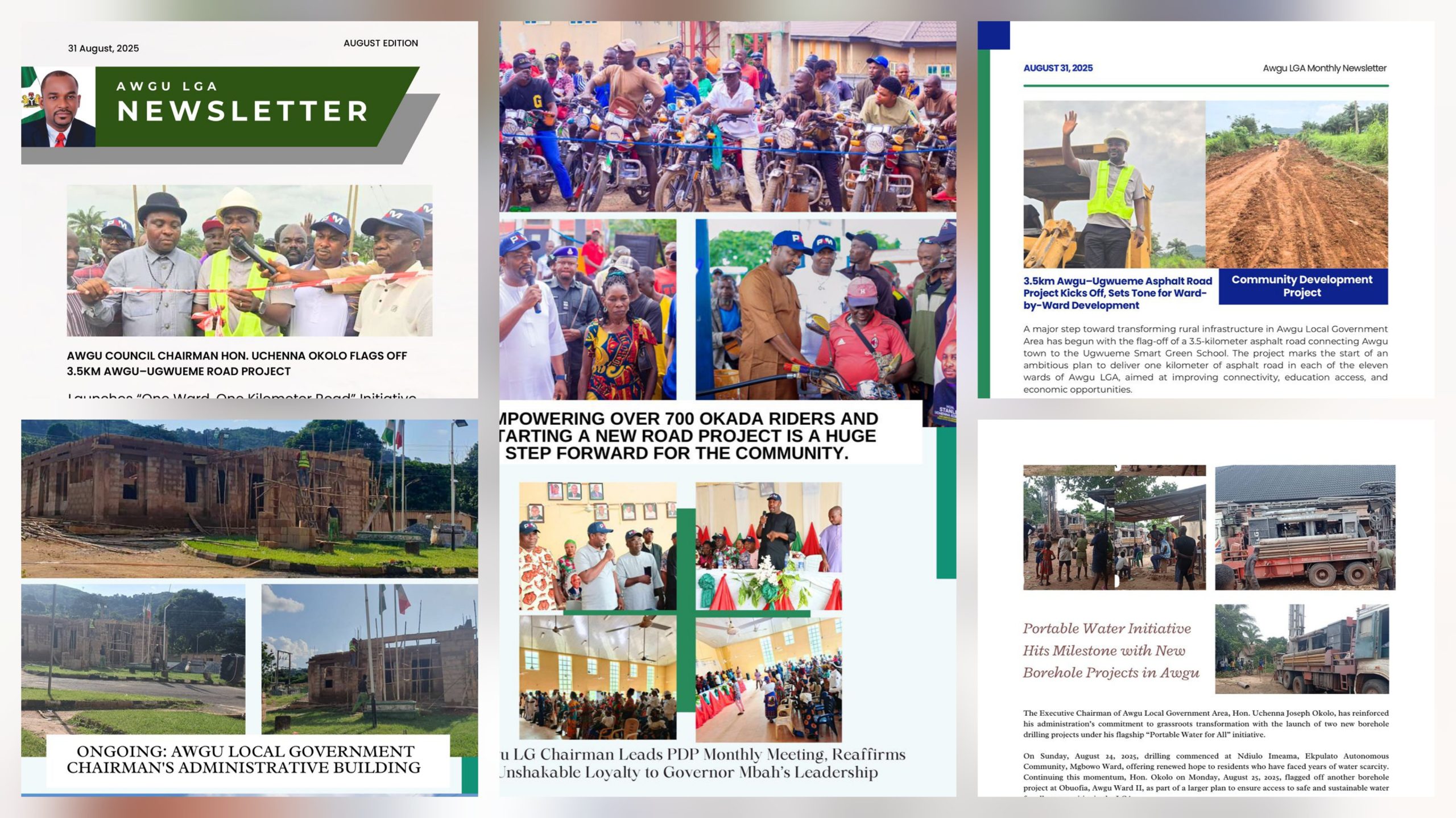 Awgu Rising! Hon. Uche Okolo Delivers August Wins – New Roads, Clean Water, Women Empowerment & Youth Support Aligned with Gov. Mbah’s Vision