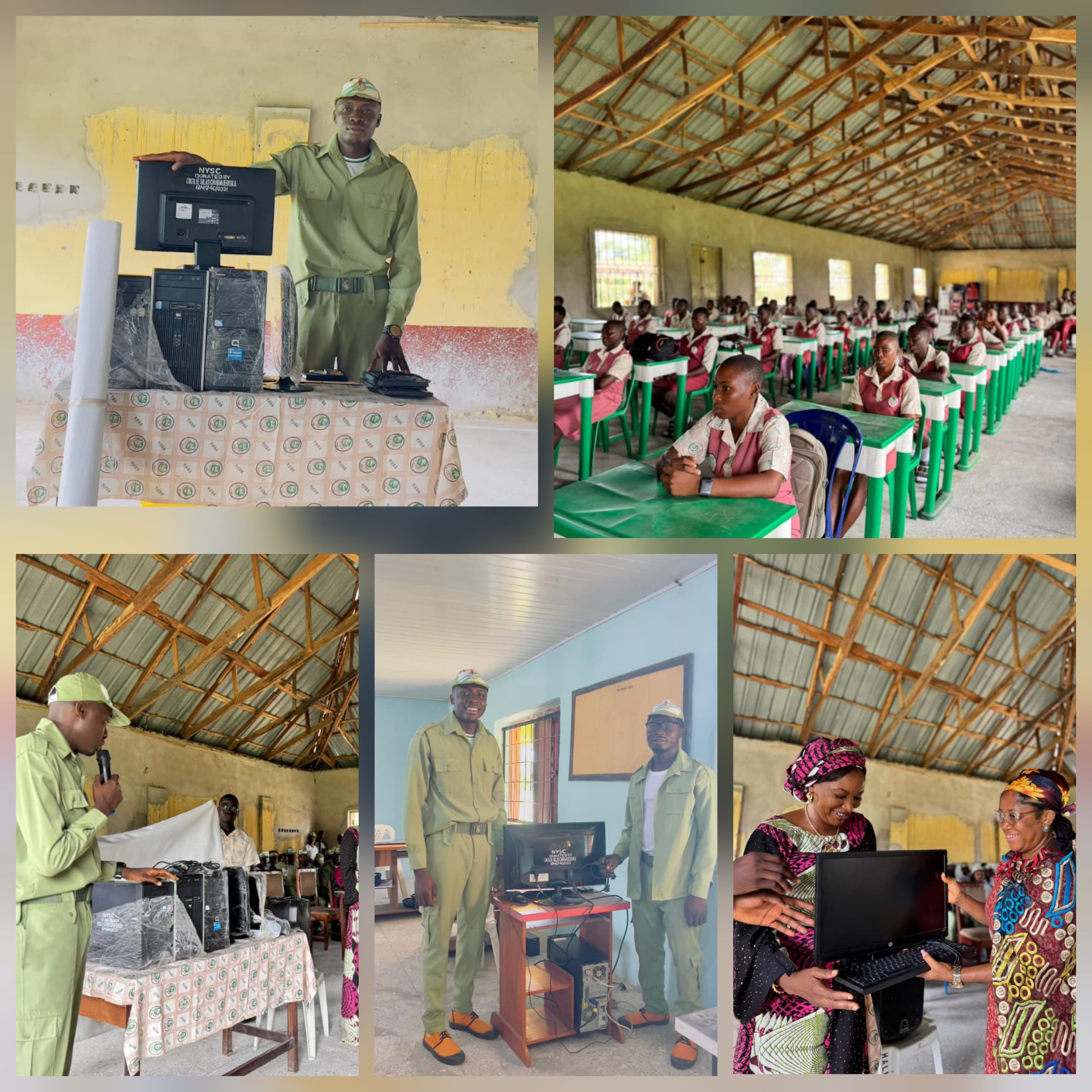 Benue SC Commends Corps Member for Donating Computers to School