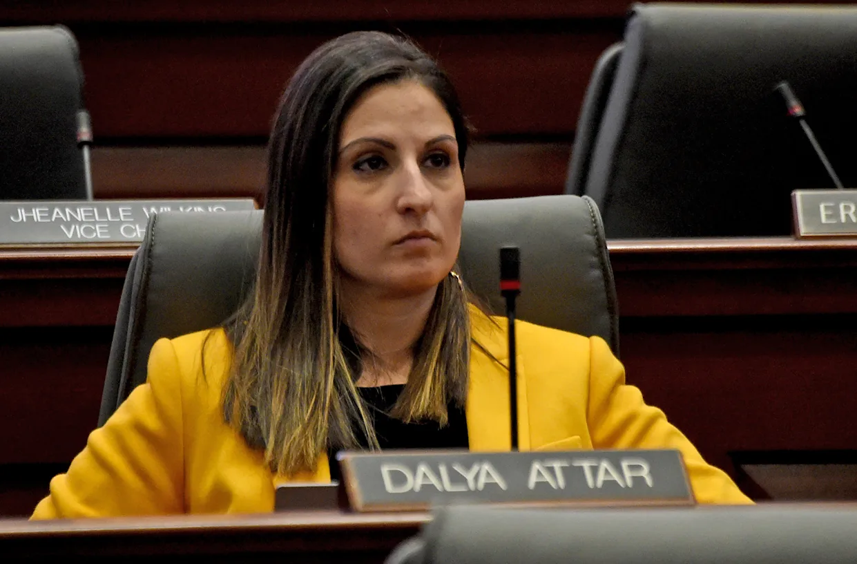 US senator charged with extortion after she allegedly recorded her former political consultant in bed with married man