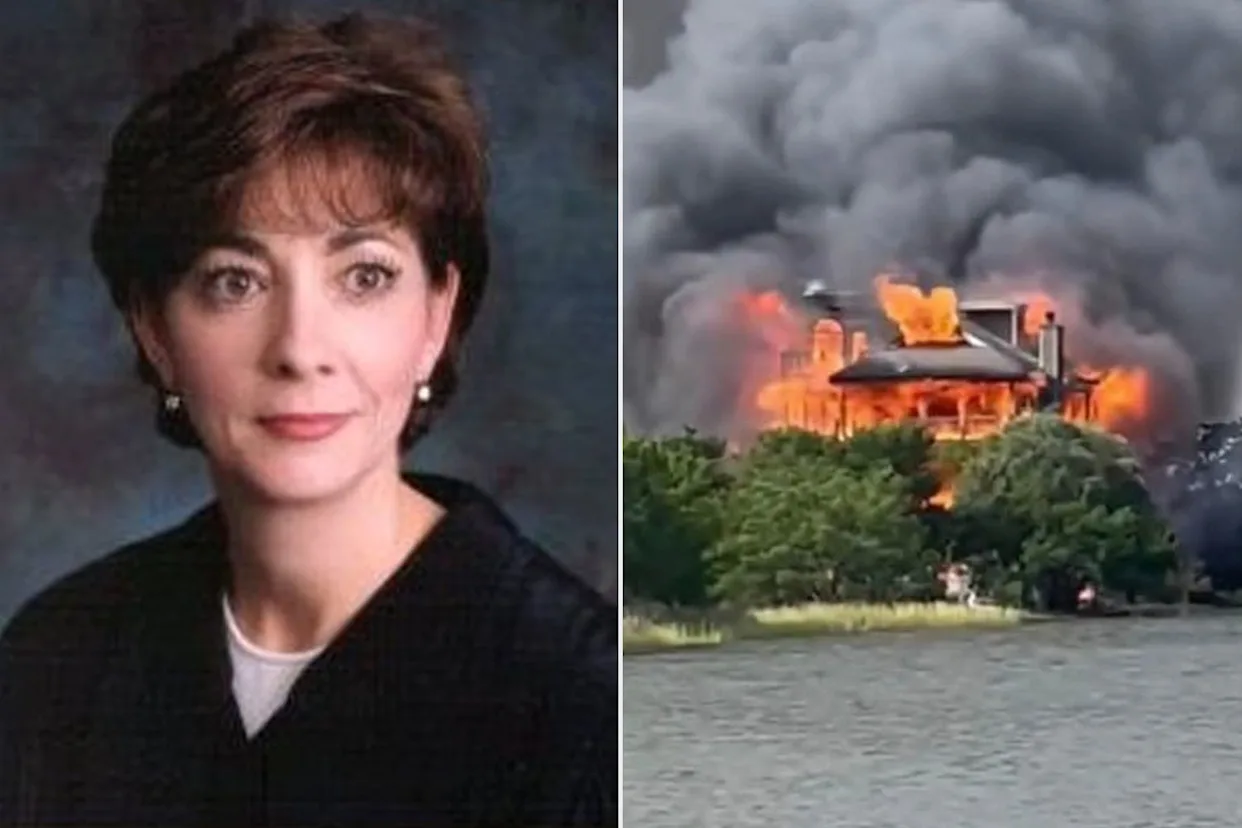 Judge’s home erupts in flames with family inside after she ruled against Trump and began receiving death threats (video)