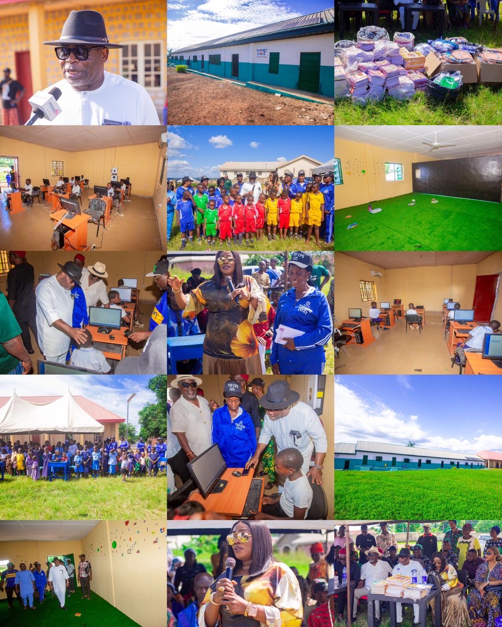 Jubilation as Toby Okechukwu Foundation Rehabilitates Ugbonabo Primary School with ICT, Solar Power, and Modern Learning Tools