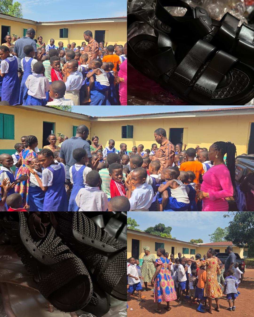 Awgu Council Chairman Distributes 200 Sandals to Pupils, Prepares Schoolchildren for Smart Green Revolution