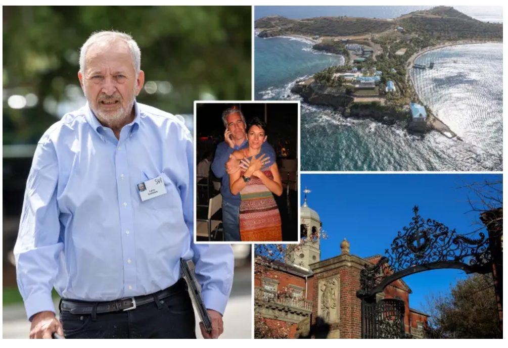 Disgraced former Harvard president Larry Summers and wife flew to Jeffery Epstein’s Island on 2005 Honeymoon