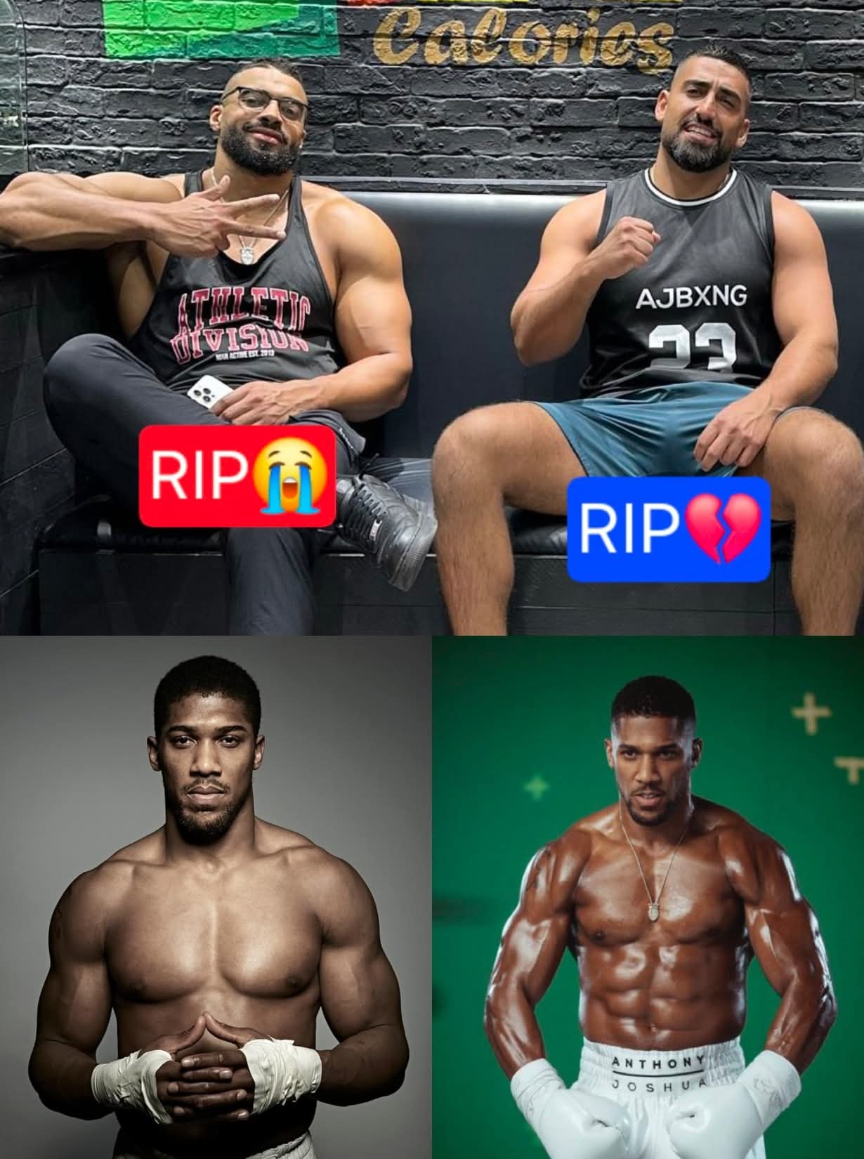 Anthony Joshua Suffers Personal Tragedy After Losing Two Friends