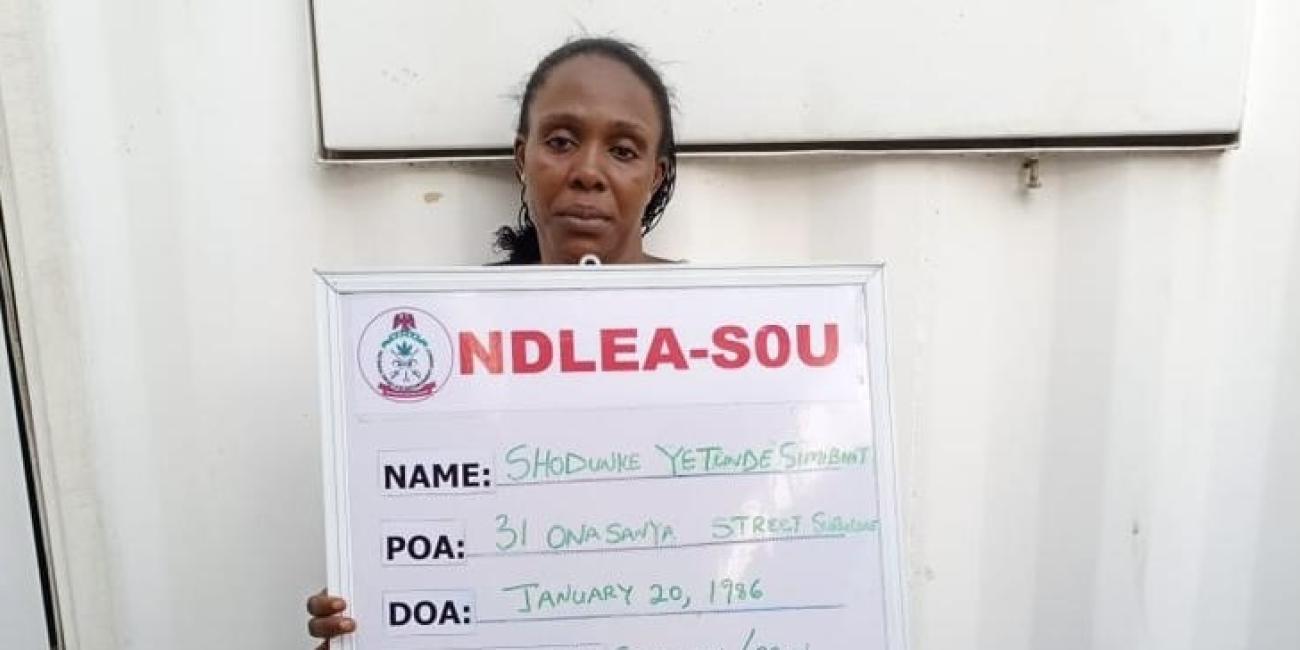 Female Drug Stash Keeper Arrested In Lagos With N5Billion Worth Of Cocaine Hidden In Her Children’s Room
