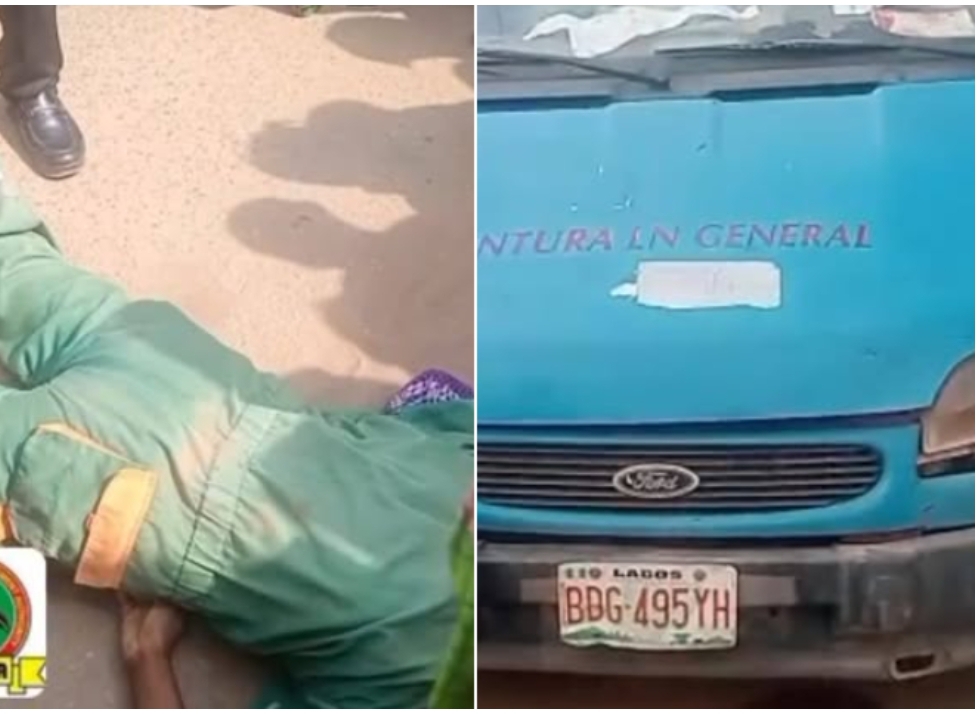 Reckless driver crushes street sweeper to death in Lagos