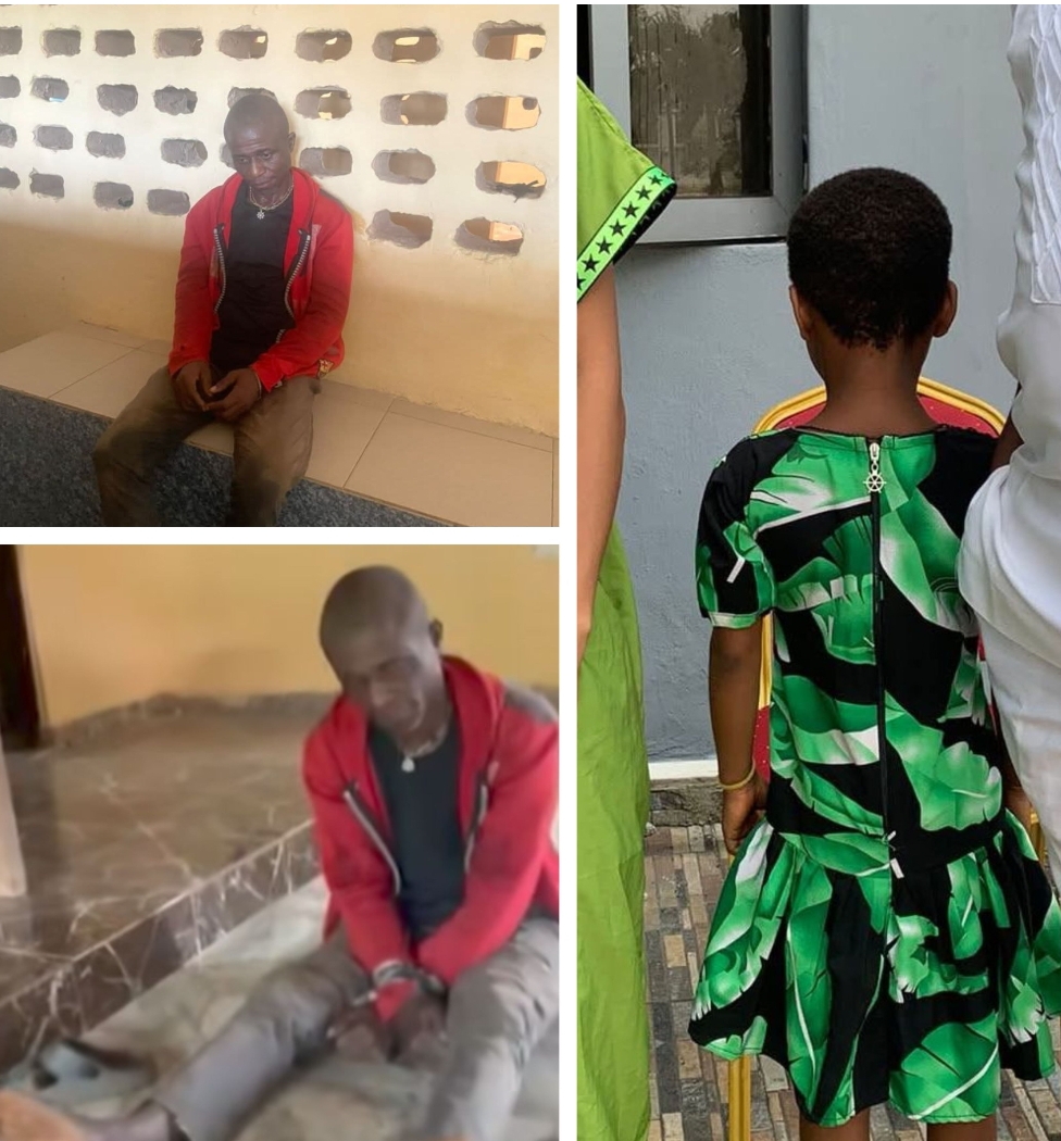 43-year-old man arrested for allegedly def!ling his 7-year-old niece in Imo (video)