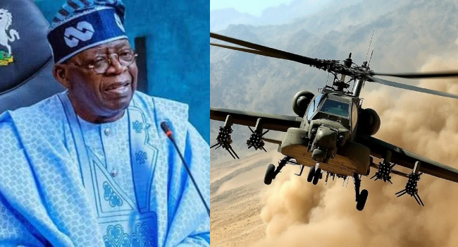 Tinubu Confirms Delivery of New US Military Hardware