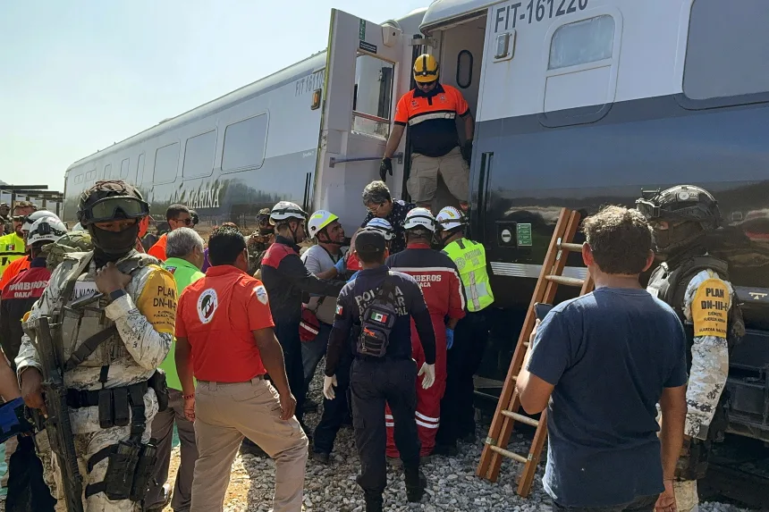 At least 13 dead after Mexico’s Interoceanic Train derails