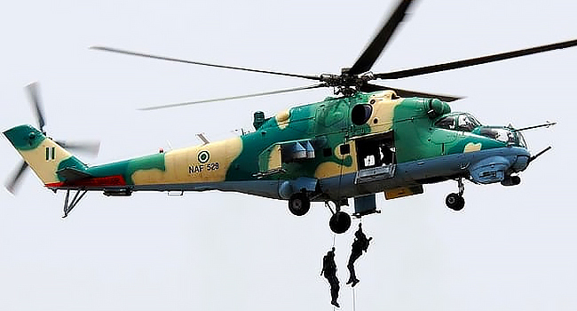 Many terrorists killed, logistics hub destroyed as NAF conducts ‘precision strikes’ in Borno state