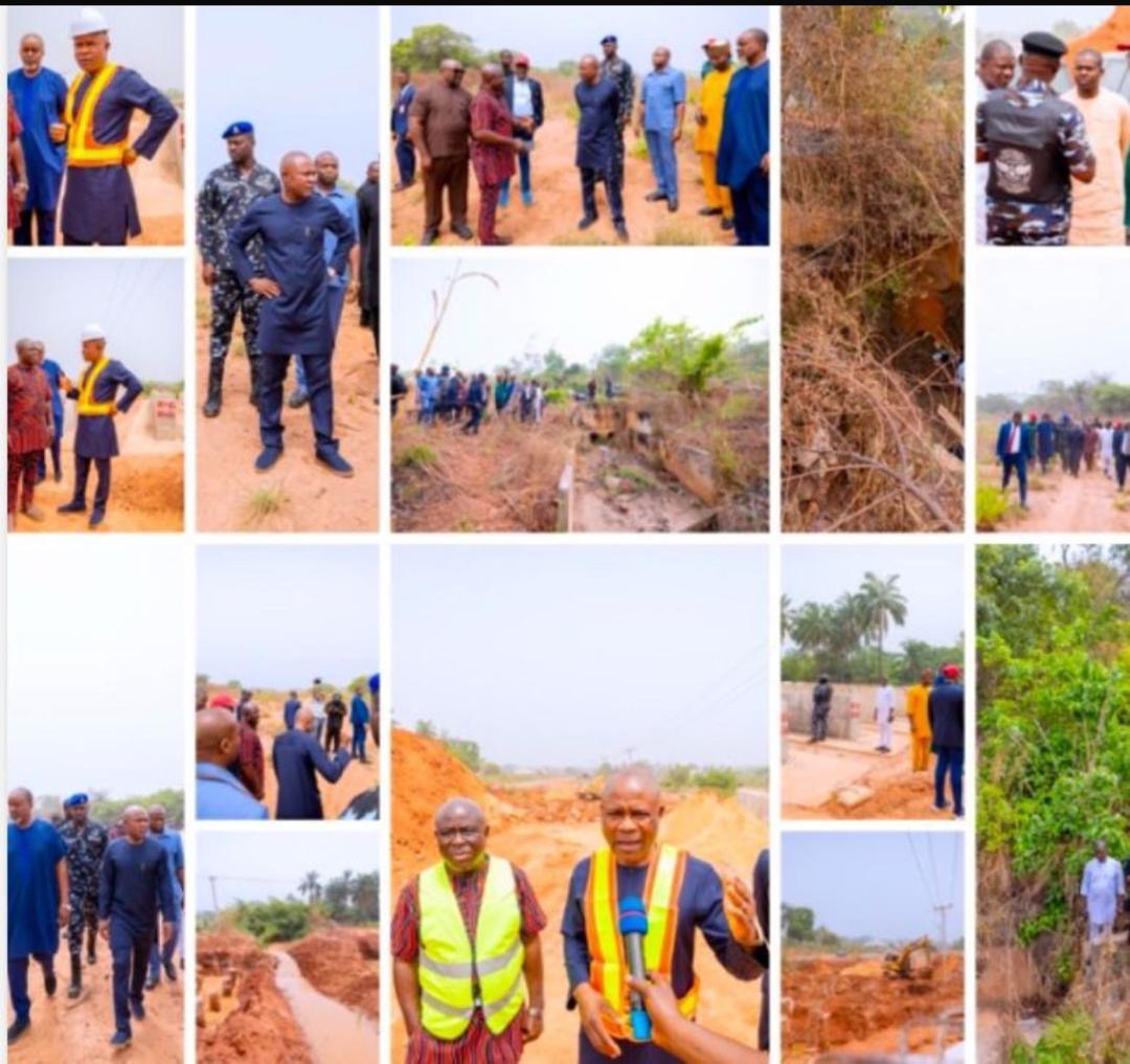 Gov. Mbah Inspects 44.1 km Enugu-Opi-Nsukka Road Dualisation Project
