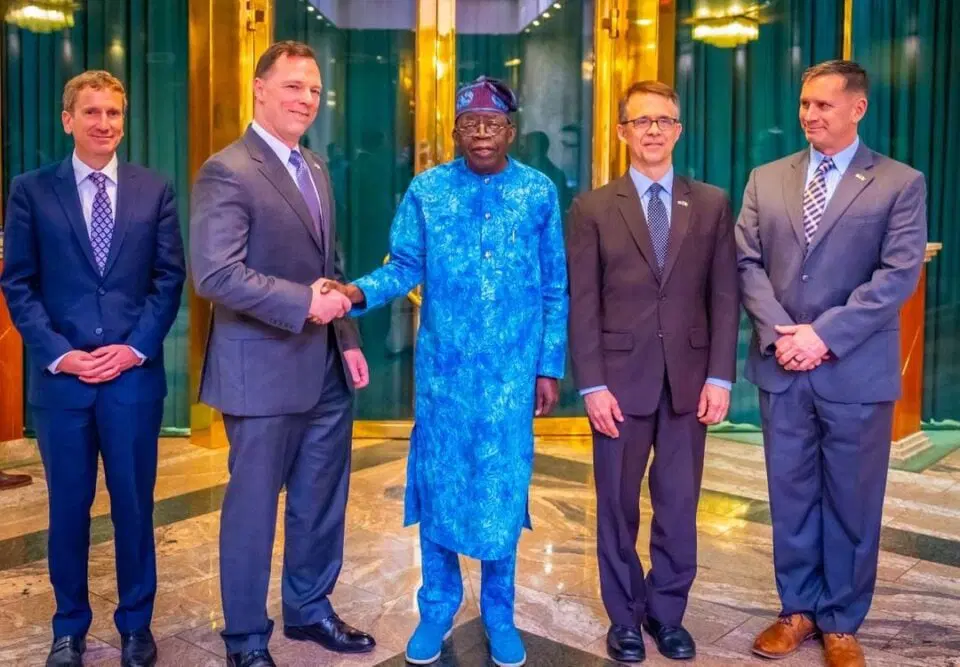 Tinubu receives US Military delegation at Aso Rock