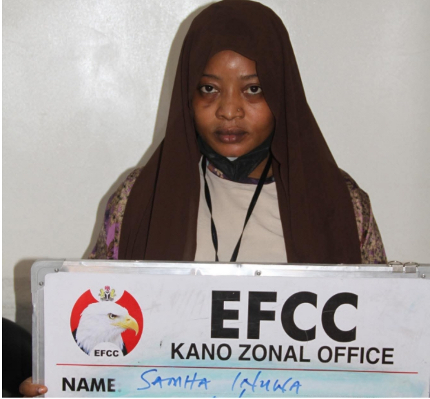 EFCC Arrests Kannywood Actress Samha Inuwa Over Alleged Naira Abuse