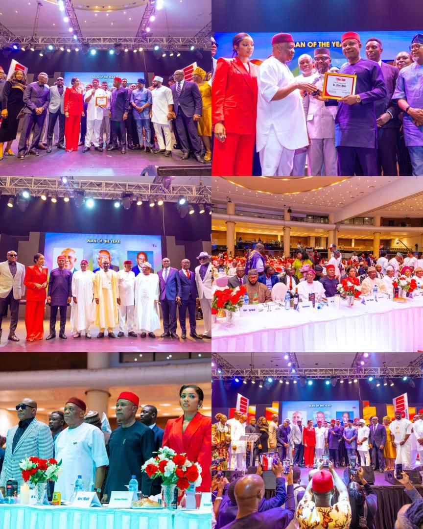 SUN HONOURS GOV. MBAH AS MAN OF THE YEAR 2025, SALUTES BOLD LEADERSHIP AND TRANSFORMATIVE GOVERNANCE IN ENUGU