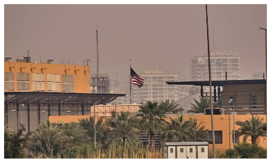 Explosions Reported at United States Embassy Baghdad in Iraq