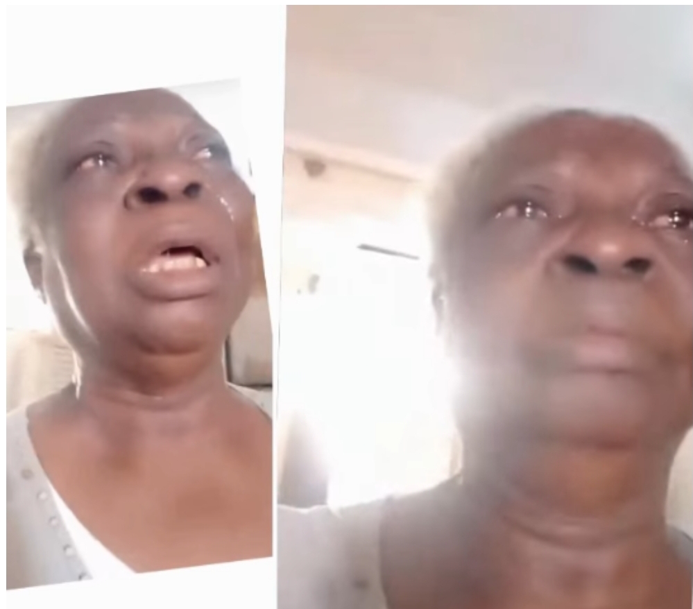 Heartbreaking video of an elderly mother of a Nigerian soldier calling out the government over the poor welfare of her son and other soldiers (video)