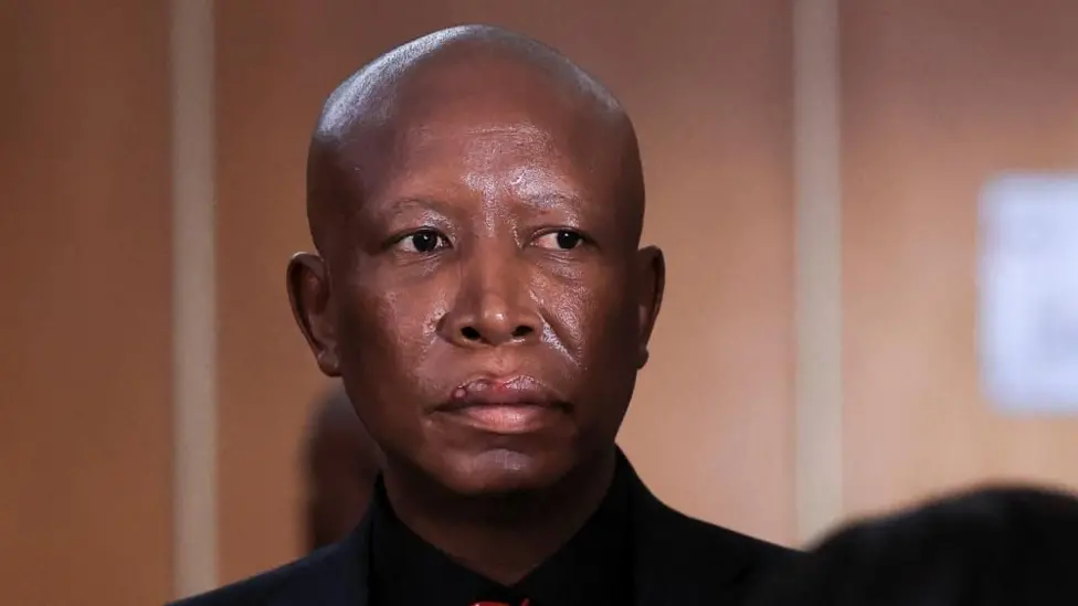 South Africa opposition leader Julius Malema sentenced to 5-year in prison following gun charges