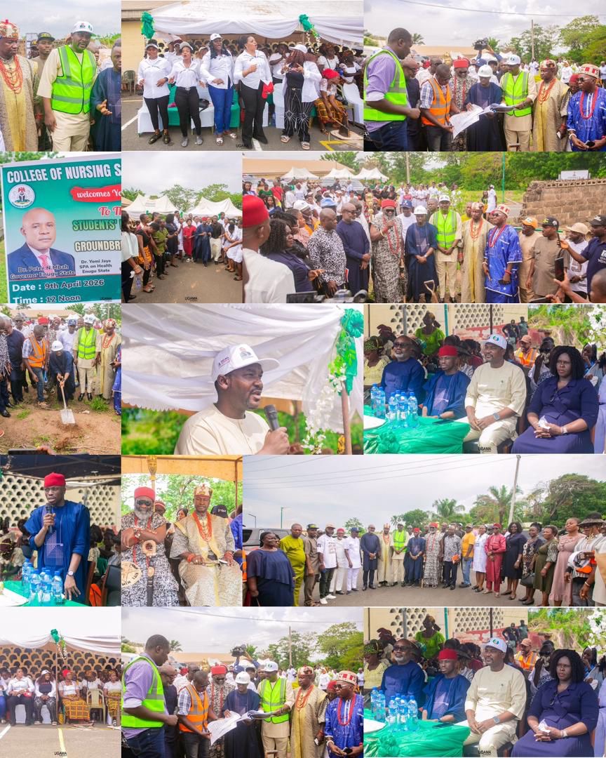 “Chairman Okolo Hails Gov. Mbah’s Bold Education and Healthcare Reforms as 200-Bed Hostel Project Kicks Off at the College of Nursing Sciences, Awgu.”