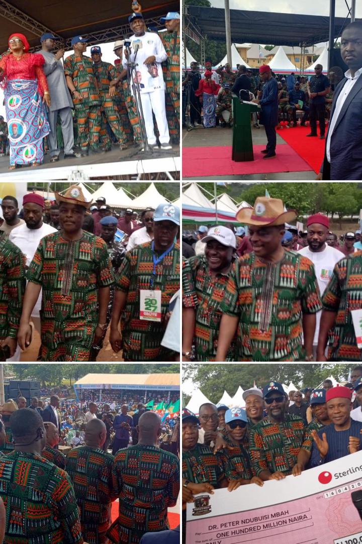 THE THUNDEROUS ENDORSEMENT RALLY OF PRESIDENT BOLA AHMED TINUBU AND GOVERNOR PETER NDUBISI MBAH BY ENUGU WEST SENATORIAL ZONE