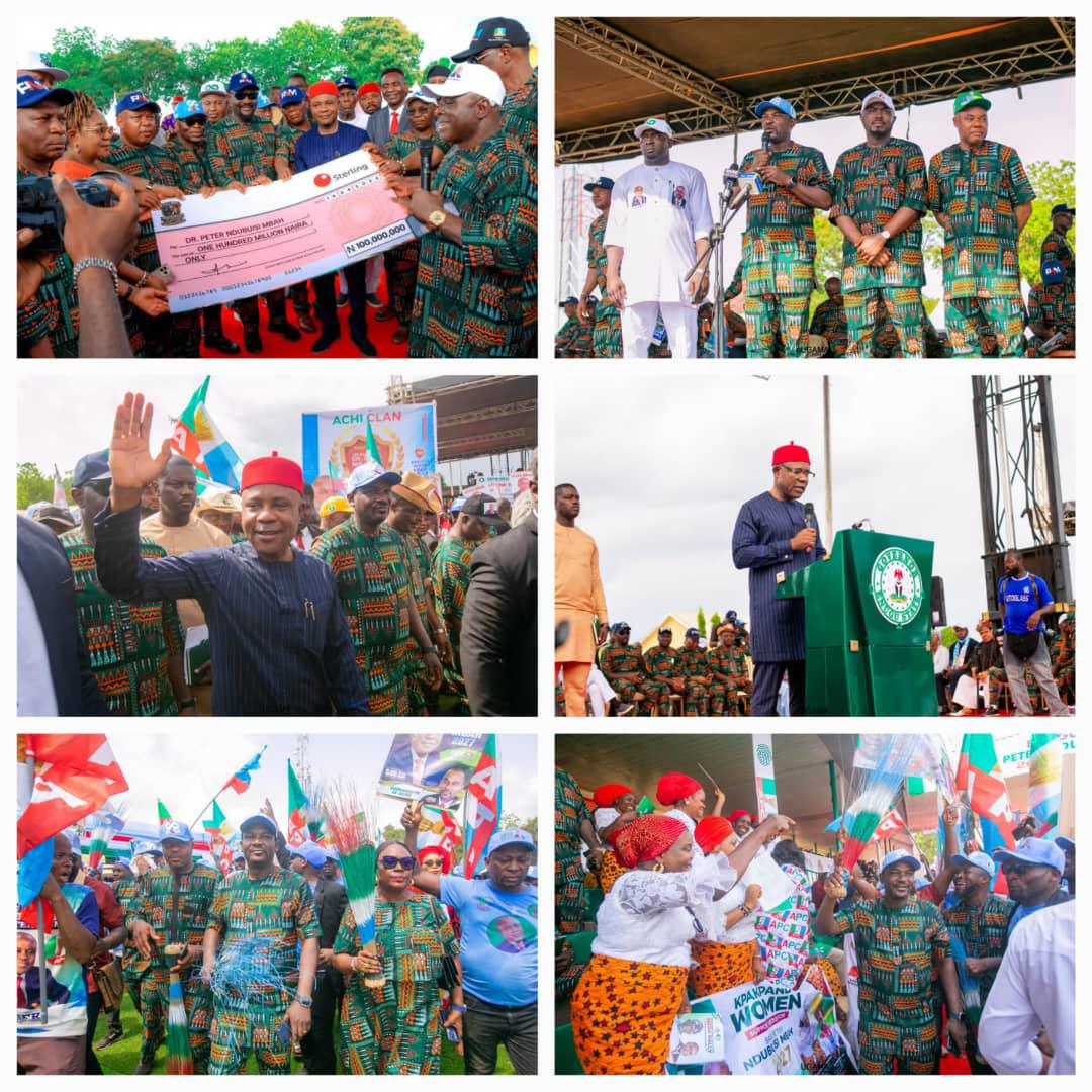 Enugu West Unites: Stakeholders Endorse Tinubu, Mbah for Second Term, Donates N100M for Nomination.