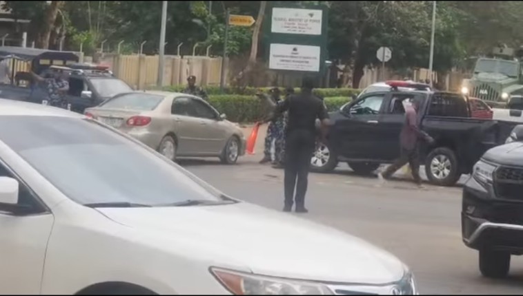 Heavy Security Cordon Off INEC Headquarters Amid ADC Leadership Fallout