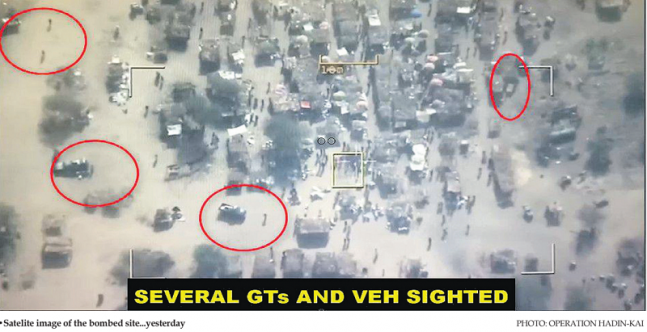 Presidency says airstrikes on ‘notorious market’ was deliberate