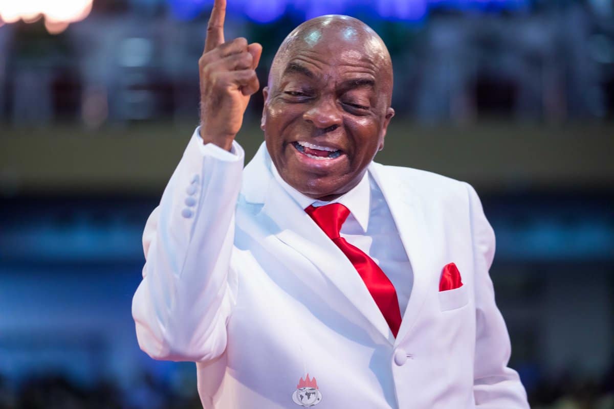 Bishop David Oyedepo declares judgement on terrorists and their sponsors; reveals what will become of them in one week (video)