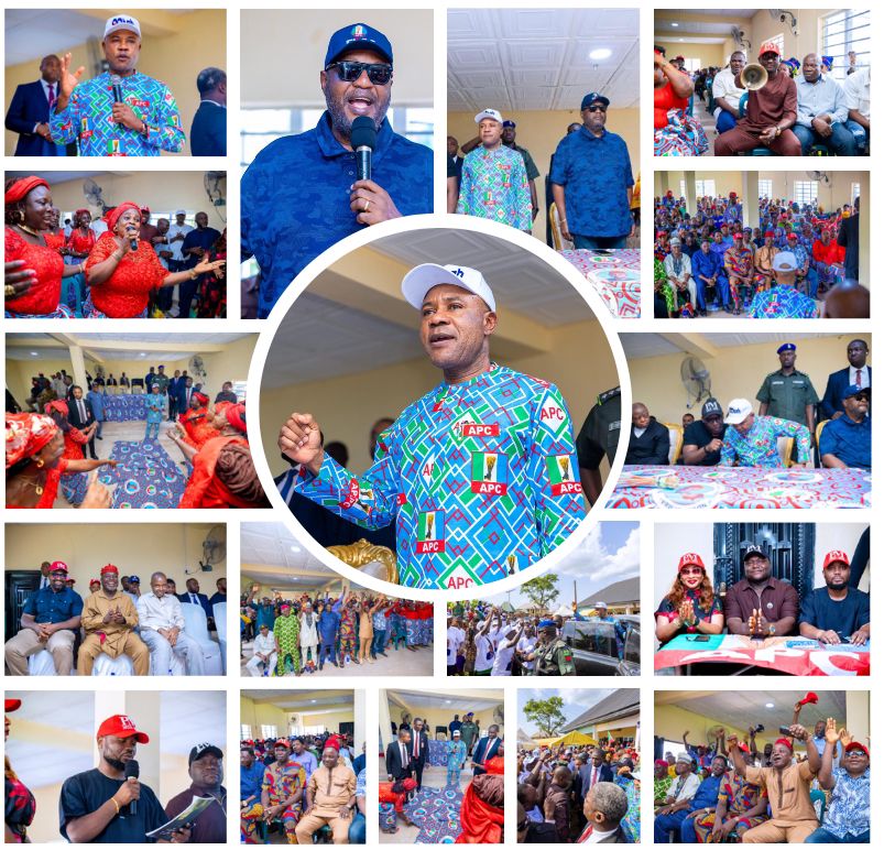 Carnival as Enugu APC Turns Out En Masse to Affirm Mbah Guber Candidate