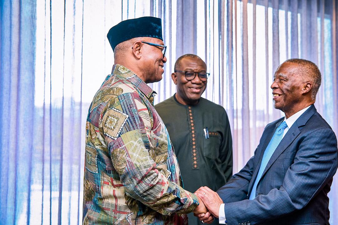 Peter Obi holds closed-door meeting with former South African leader Thabo Mbeki in South Africa