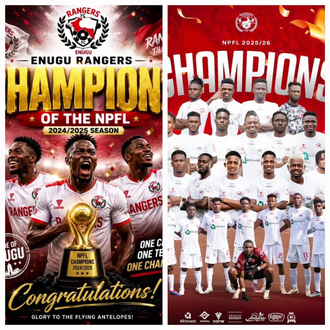 Governor Mbah Hails Rangers’ Triumph as ‘Path of Legends’ and ‘Restoration of Glory’