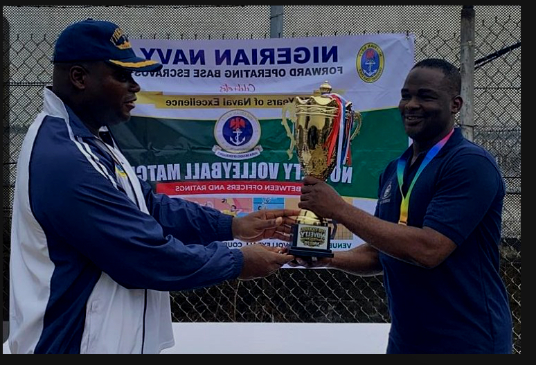 Nigerian Navy @70: FOB Escravos Holds Novelty Volleyball Match to Promote Fitness, Team Spirit