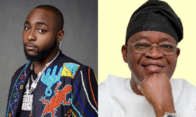 Davido Criticises Gboyega Oyetola Over Osun Governorship Politics