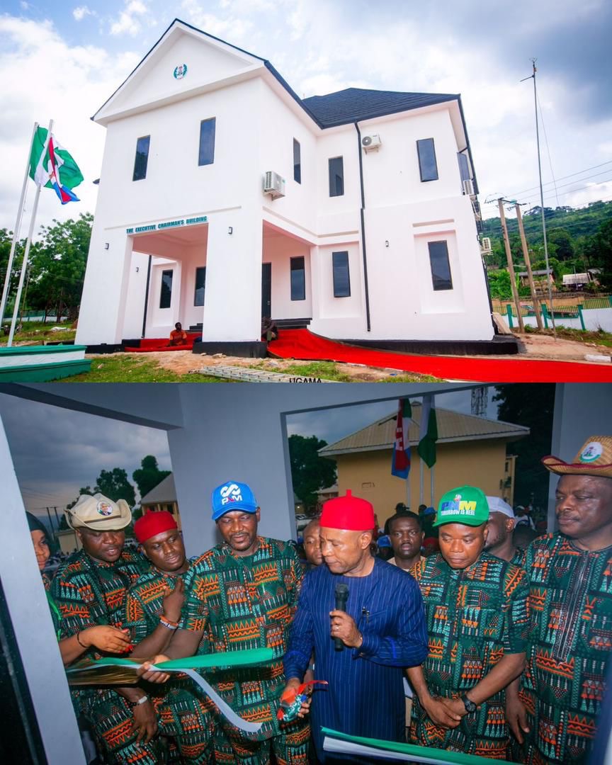 How Gov Mbah Unveiled the New-look Awgu Council Secretariat and Chairman’s Office