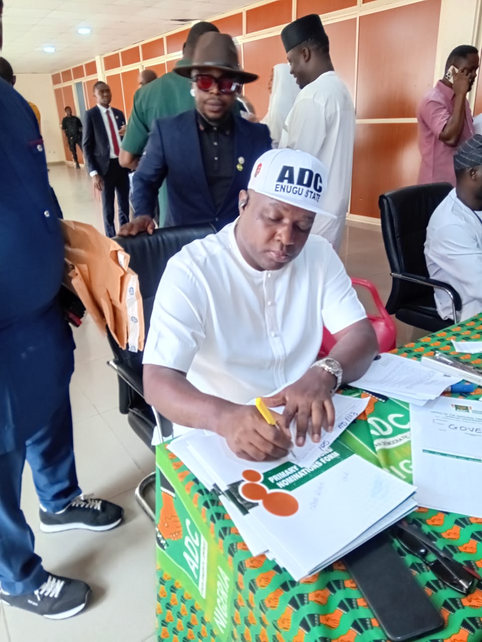 BREAKING: Enugu ADC Governorship Aspirant Ocho Obodoeze Rejects Second Term for Governors, Submits 2027 Nomination Forms
