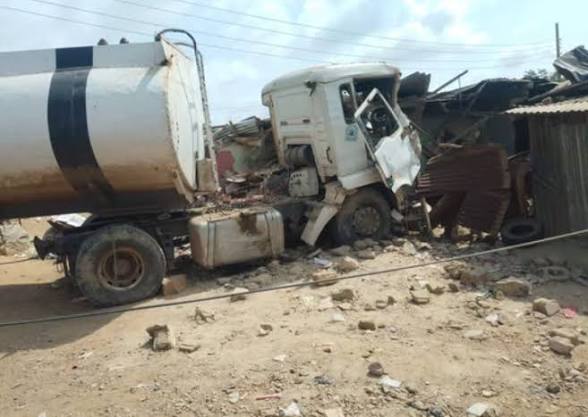 Tanker crashes into house, kills woman and her 10-year-old grandson in Suleja