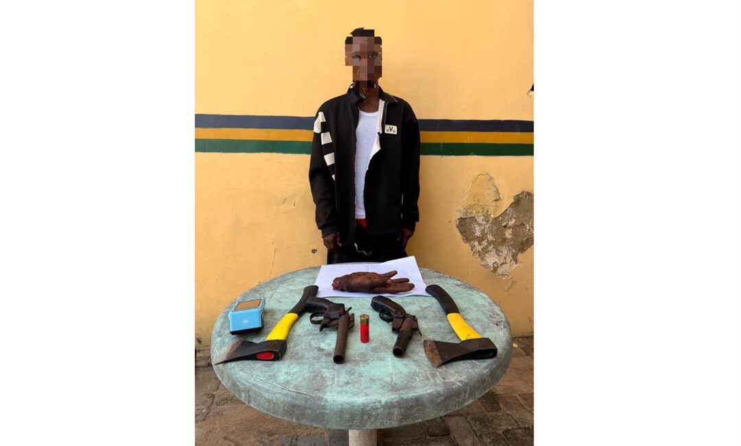 Man caught with severed human hand in Lagos