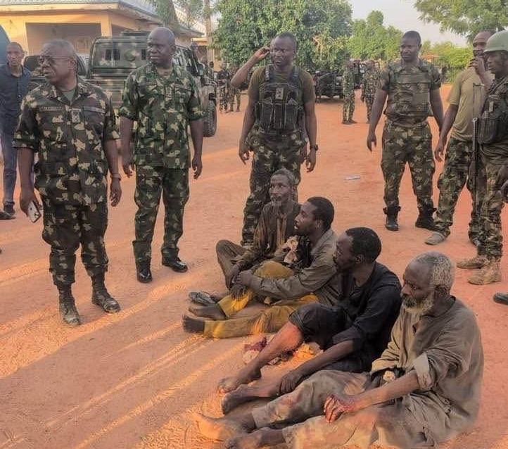 Troops rescue four kidnap victims seen in video alongside late Major General Rabe Abubakar and wife