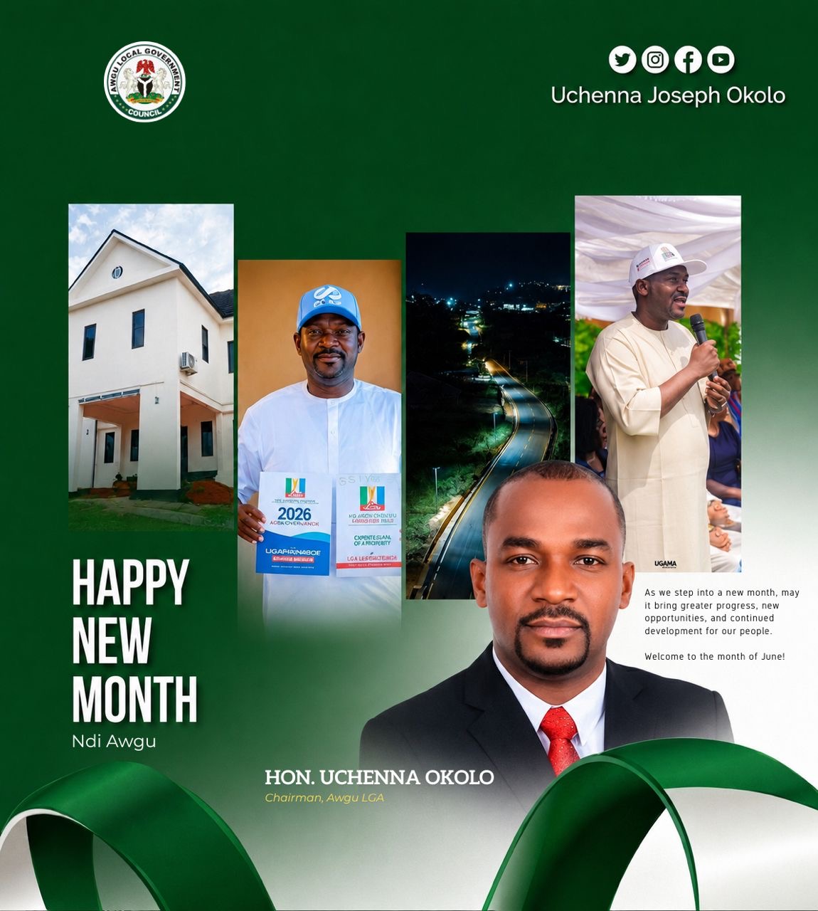 June Message: Okolo Rallies Awgu for Greater Progress, Resilience and Development, Hails Mbah’s Exceptional Leadership