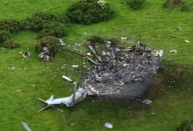 ‘This will be a deeply worrying time for the families’ PM Keir Starmer says as Royal Navy helicopter crashes into a field