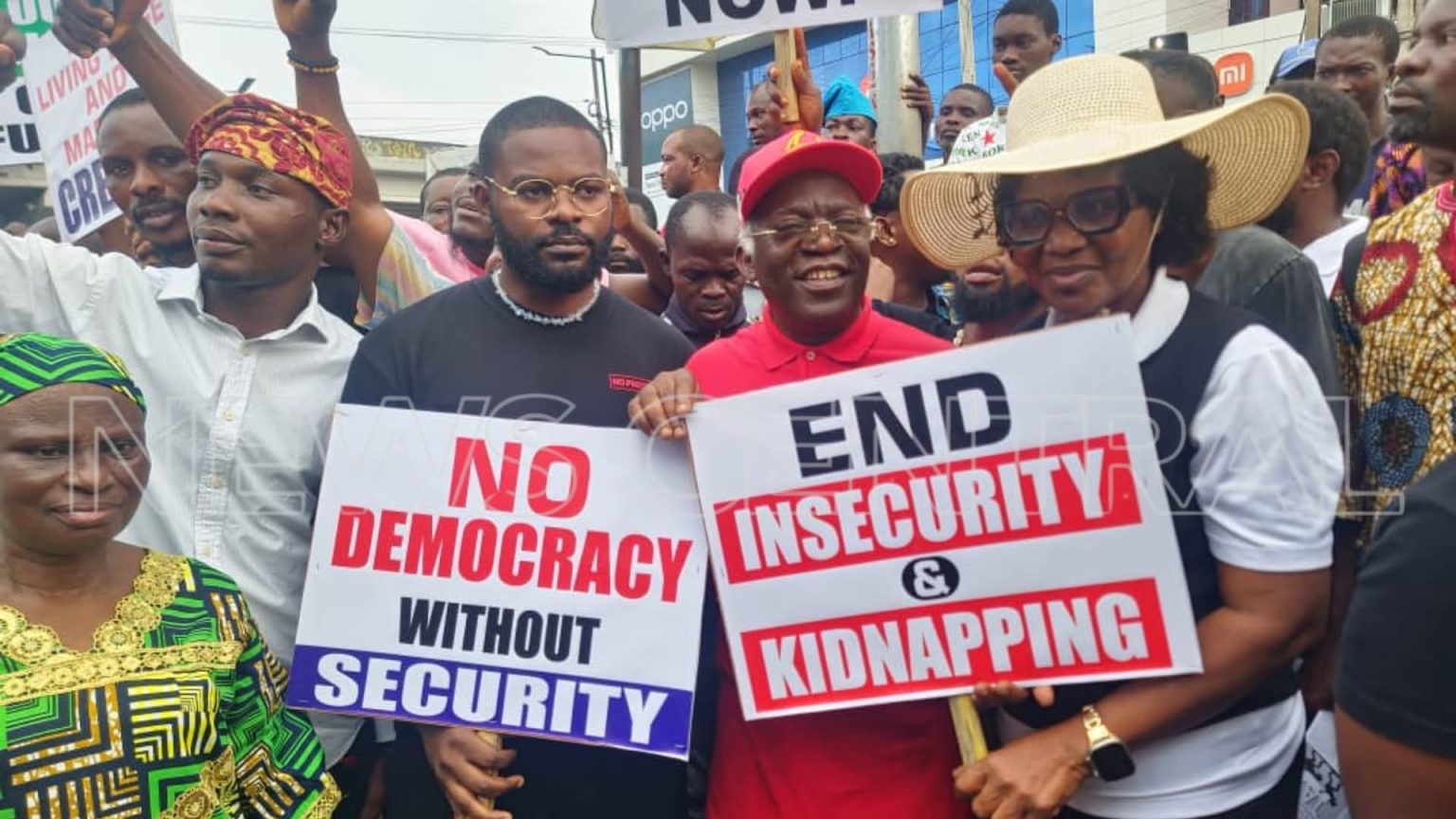 Falana, Falz Participate in EndBadGovernance Demonstration in Lagos